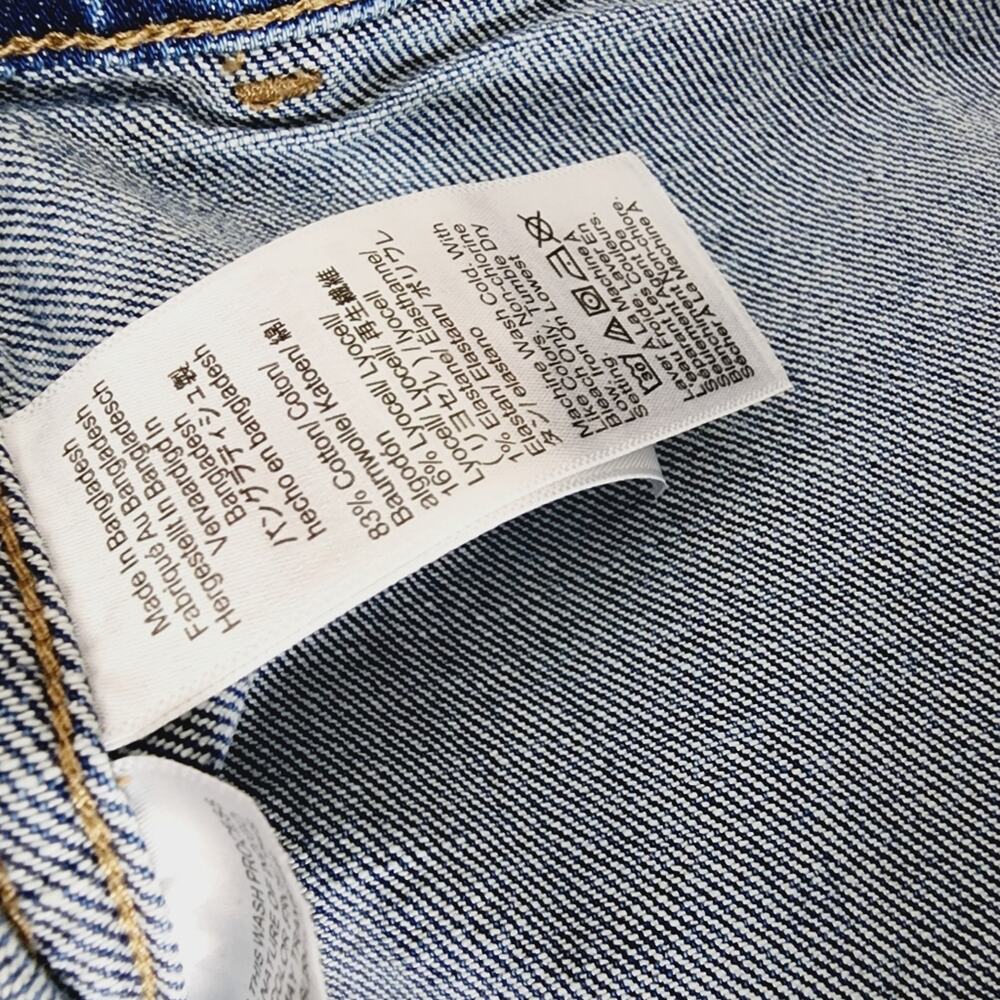 NWT J. Crew High-Rise Cropped Patch Pocket Utility Jeans 31P Dark Wash Stretch - Picture 9 of 11